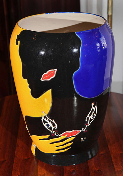 Vase-by Danillo-Curetti Commissioned by Emaux de Longwy ANNE HAUCK ART DECO