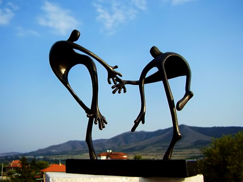 Sculpture_artwork_plamen_dimitrov_sudden_meeting