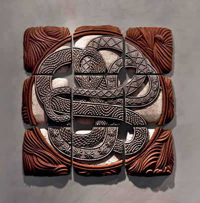 Chris Gryder-Infinity Squared wall panel