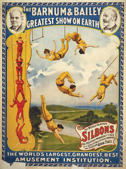 poster for Barnum and Bailey circus - Greatest Show On Earth