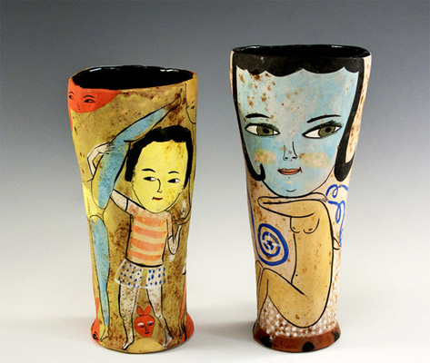 Ceramic-vases-by-Jenny Mendes-Imaginative Bloom
