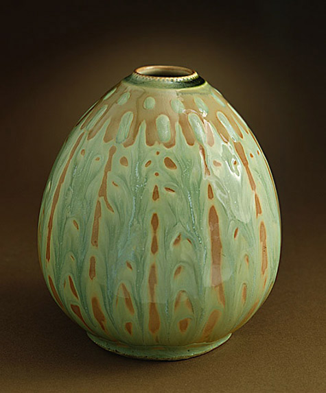 Porcelain vase, Adelaide Alsop Robineau-for-California-Faience,-ca