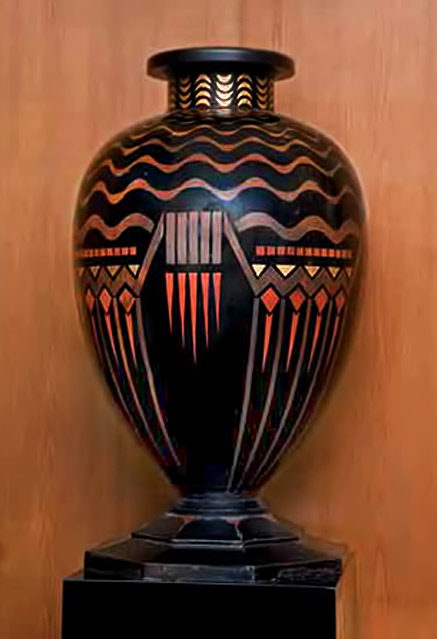 Deux-Vases-Monumentaux-1925 large art dec vase