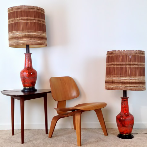 Mid-Century-Modern-Table-lamp-pair-Royal-Haeger-vintage-Helmut-Bruchmann