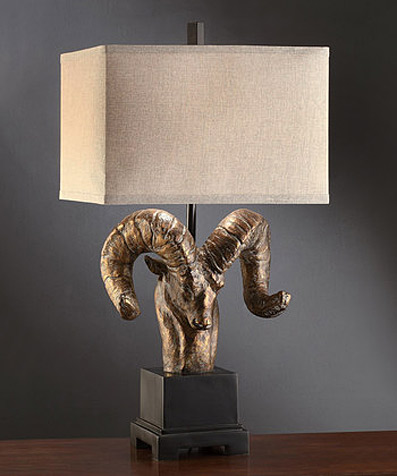 Ram Head Table Lamp style44
