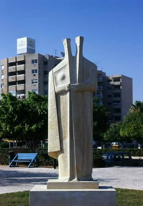 Sculpture Symposium in Lemessos, Cyprus-1999 Outdoor public sculpture modernist