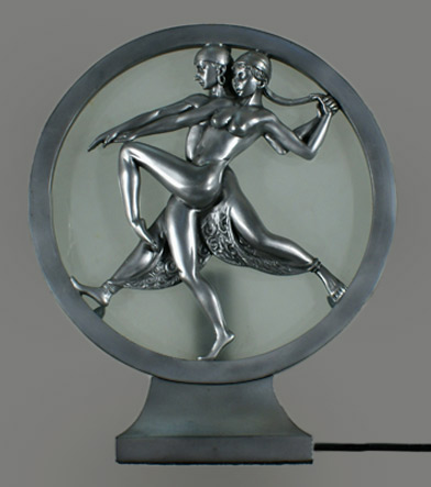 TL-EROS-TL Art Deco figural lamp