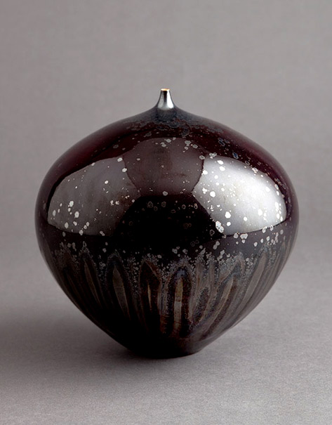 Vase,-iron-crystalline-glaze,-Porcelain,-6.5-x-6.5-x-6