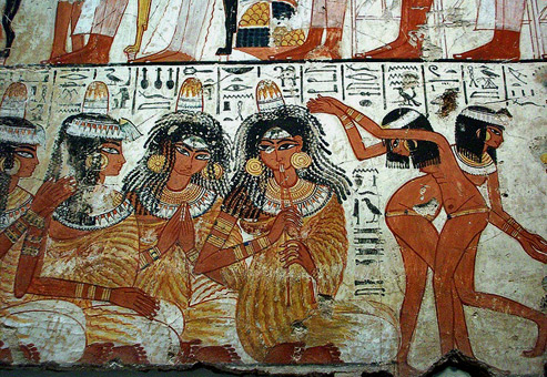 egypt art on walls