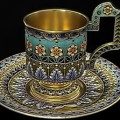 Cloisonne Enamel Tea Glass-