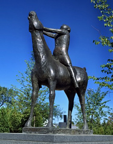 Marino Marini,-Cavaliere-(Horseman) circa-1949 - Minneapolis Gardens