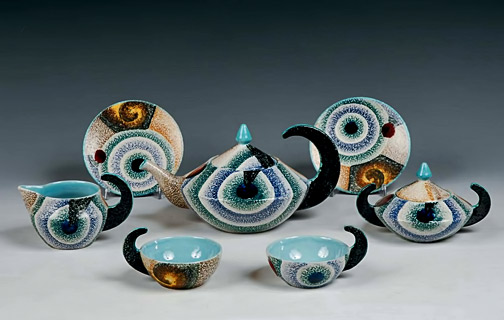 Nicolaj-Djulgheroff---M.G ceramic tea set