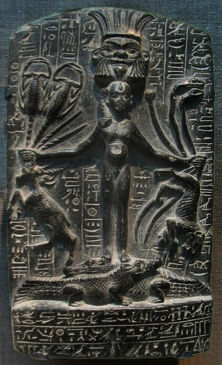 Stela-of-Horus-the-Younger,-Inscribed-with-Magical-Spells