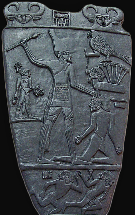 The Narmer Palette is one of the earliest historical records from ancient Egypt. It records King Narmer’s victory over Lower Egypt,