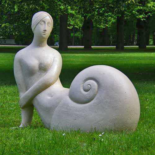 The-Snail-(Fun-garden-Semi-abstract-nude-sculptures)'Vera-Viglina