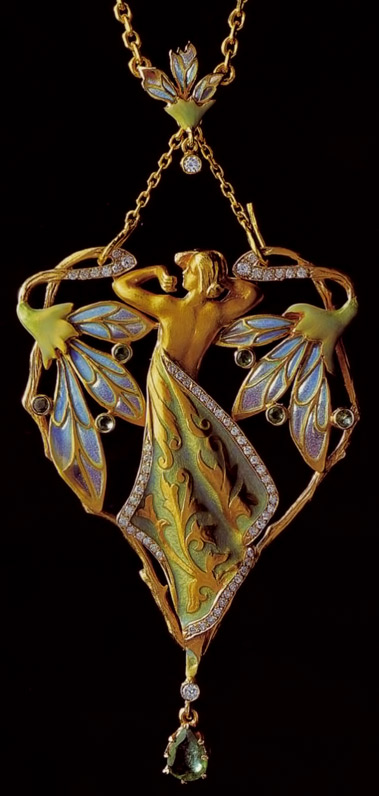 Rene-Lalique Art Nouveau -pendant
