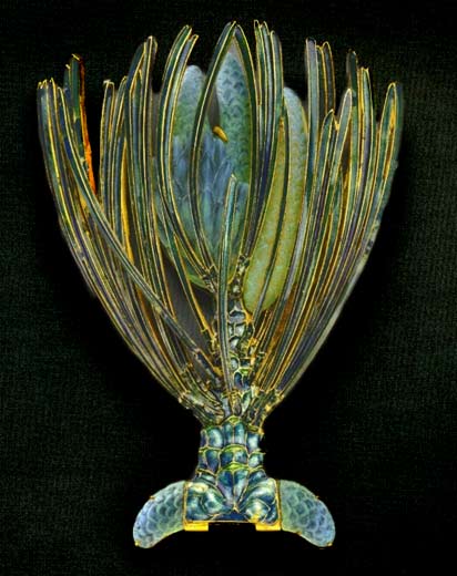 René-Lalique.-Brooch - Pine Sprig 1900-1902