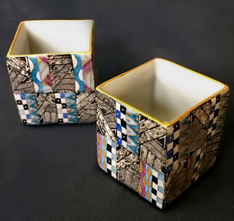 GALLERY-JAPAN---Tada Yukifumi Iroe boxes with geometric pattern