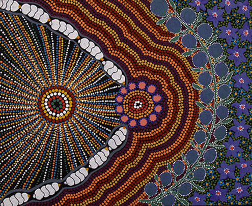 Aboriginal-Artist-Marilyn-Armstrong dot painting