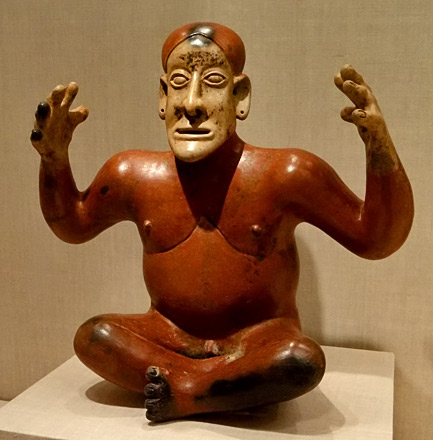 Storyteller Figure,-100-800-AD, Jalisco, Ameca Valley, Mexico