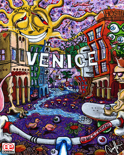 psychedelic Venice poster