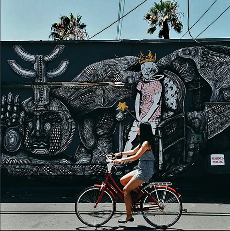 veniceartcrawl-on-Instagram Abbot Kinney Blvd wall mural