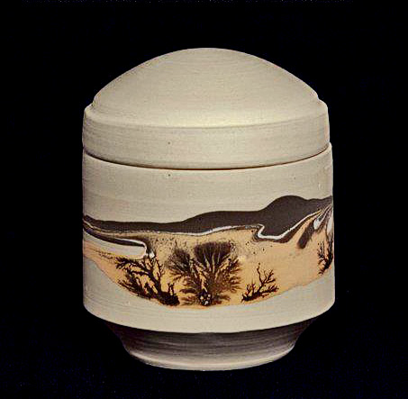 ron-and-rusty-karenda-lidded-jar-453x443 Mocha Diffusion Storage Jar Ron and Rusty Karenda