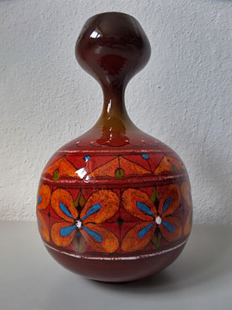 VINTAGE-Italian-art-pottery-vase-S,Stefano
