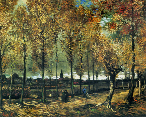 1885-Lane-with-Poplars-near-Nuenen-oil-on-canvas