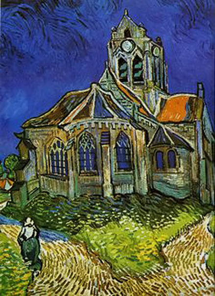 Vincent-van-Gogh "The Church at Auvers"