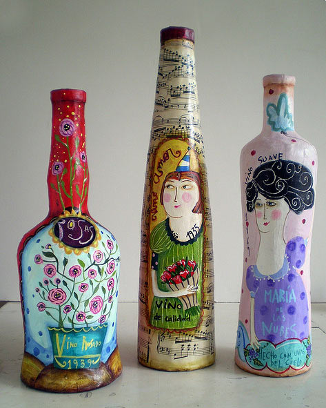 Colourful botellas by Juliana Bollini