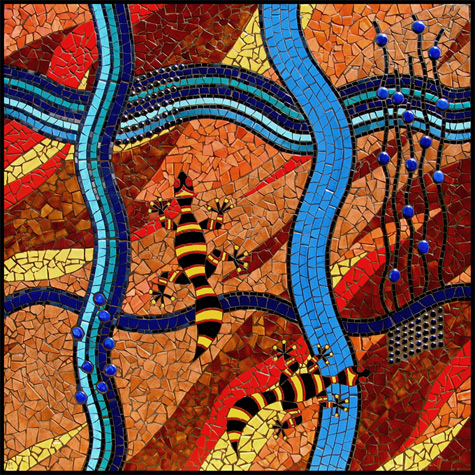 wandering-geckos-mosaic-art-mural-Brett-Campbell