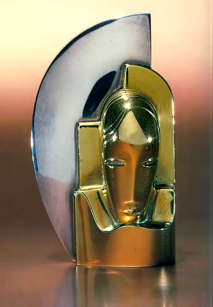 art-deco-metal-face-brooch art-deco-templier-face-brooch