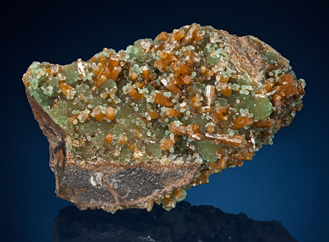 Smithsonite-on-Mimetite.-Level-33,-Tsumeb-Mine,-Tsumeb,-Otjikoto-Region,-Namibia.3.9-x-2.8-x-1 - Heritage Auctions