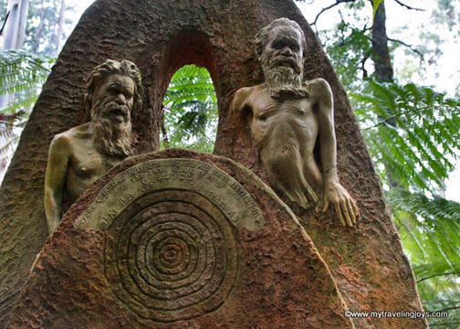 Aboriginal-stone-circle-sculpture-William-Ricketts-Sanctuary