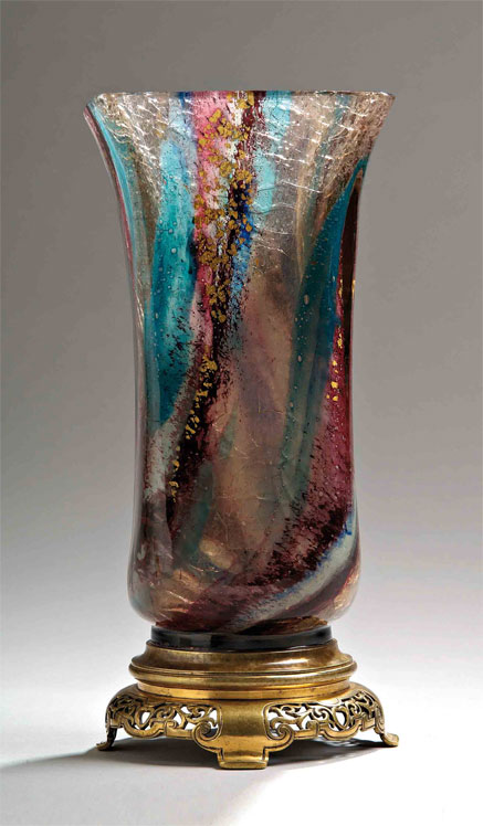 Eugene-Rousseau-(1827-1913)-Leveillé-ernest-(1841-1913)-large-vase-horn-opening-forming-lozenge-marmorean-multilayer-crystal-polychrome