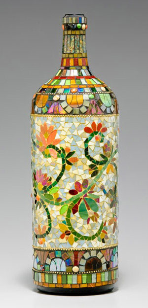Nancy-Keating ceramic mosaic bottle