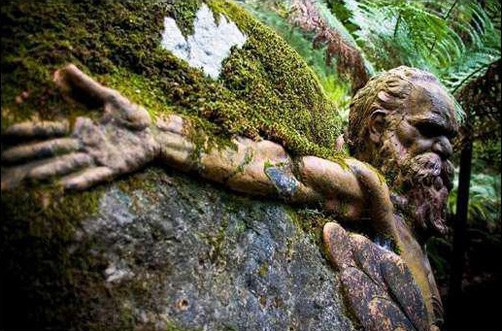 Ricketts-rock-sculpture at the Dandenong Mountains