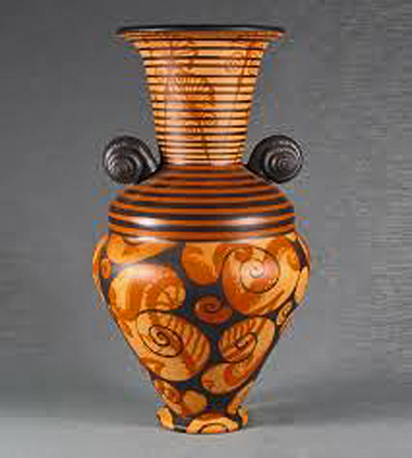 Vase-With-Snails-by-Greg-Payce,-1990