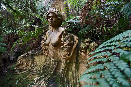 William-Ricketts fern forest sculptures