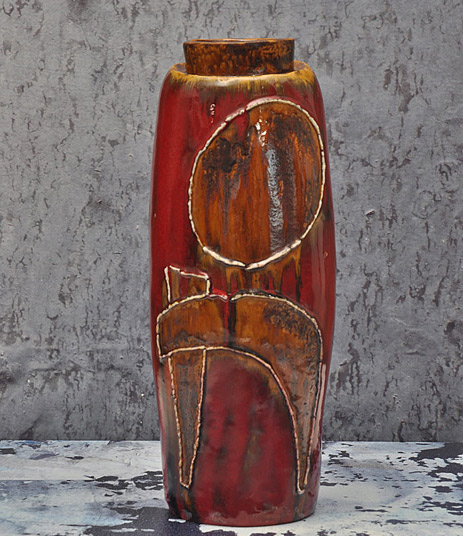 Domenico Matteucci, Vase with abstract decoration, FAENZA, c. 1962-63