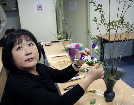 Professor-Keiko-Takano at a workshop