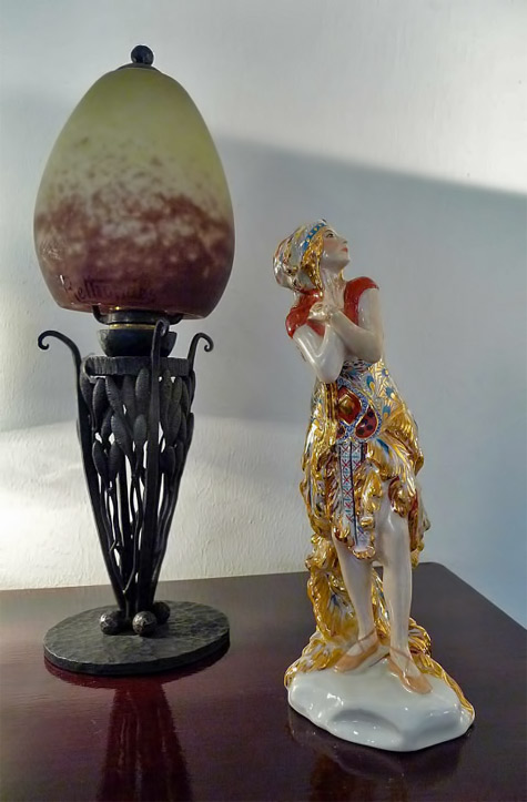 Ballerina-Tamara-Karsavina ceramic figurine---Lomonosov-Makassar-Gallery