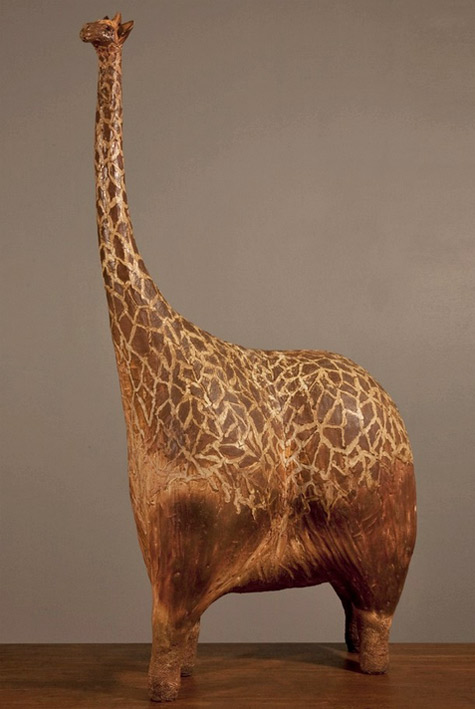 Charlotte-poulsen-Giraffe sculpture