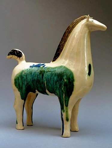 Ceramic horse figurine by Jenny Southam