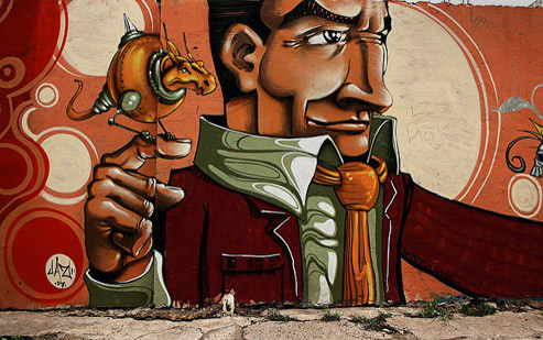 Argentina-Graffiti-With-the-Wings-of-the-Soul by Monica "la" Lopez