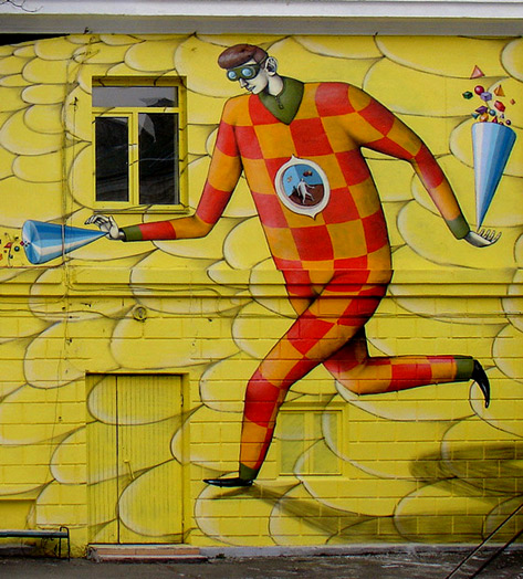 Interesni-Kazki-is-a-Ukrainian-duo-(AEC-&-Waone)-that-paints-huge,-incredibly-complex-murals-Ukraine