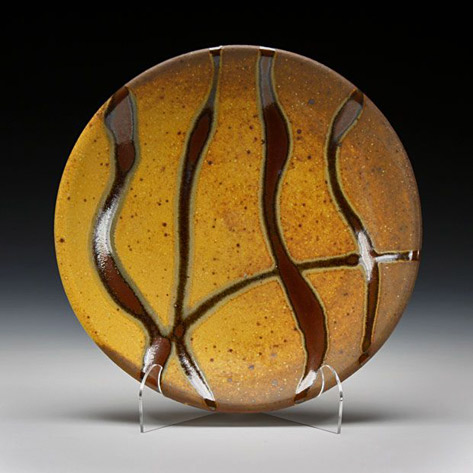 Stunning-glazes.schaller-gallery Randy Johnson dinner plate