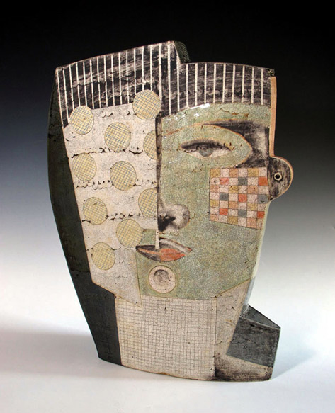 Spike Sheryl Zacharia-ontemporary-ceramic-bust
