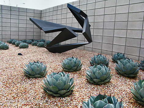 marler-miner-abstract-sculpture in succulent garden